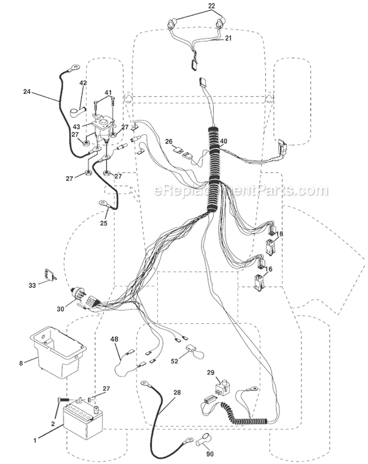 Page A Diagram and Parts List for WE1538C  Weed Eater Lawn Tractor